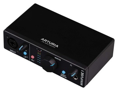Hochwertiges USB-C Audio Interface von Arturia mit +48 V und Direct Monitoring