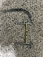 Neue Schule, salox, double jointed Pelham with a 4 in shank and a 5 1/2 in moutp