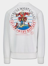 Sweatshirt Pullover Bluse Pit Bull WestCoast Champion Boxen Skeleton Weiß