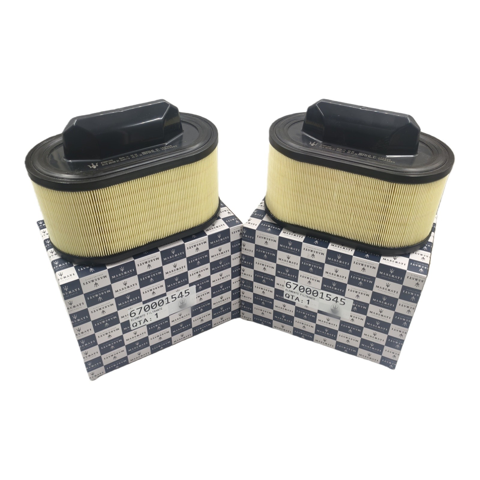 2 Maserati 670001545 Air Filter Genuine OEM Part For Ghibli Levante Quattroporte