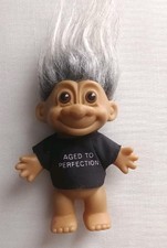 Vintage 1990s Russ Troll Doll Aged to Perfection Exerciser Grey Hair 18442