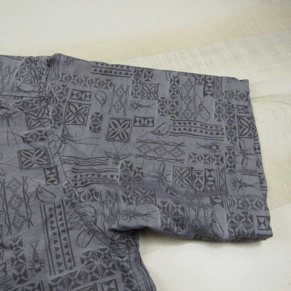 Exofficio Shirt Mens Small Gray Snap Button Down Tech Outdoor Hiking Casual - Image 3 of 4