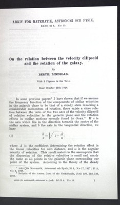 On the relation between the velocity ellipsoid and the rotation of the galaxy; A