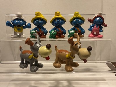 Schlumpf Figur Schlümpfe -Auswahl- Snappy Fauli Nat Naturi Sassette Welpi Puppy