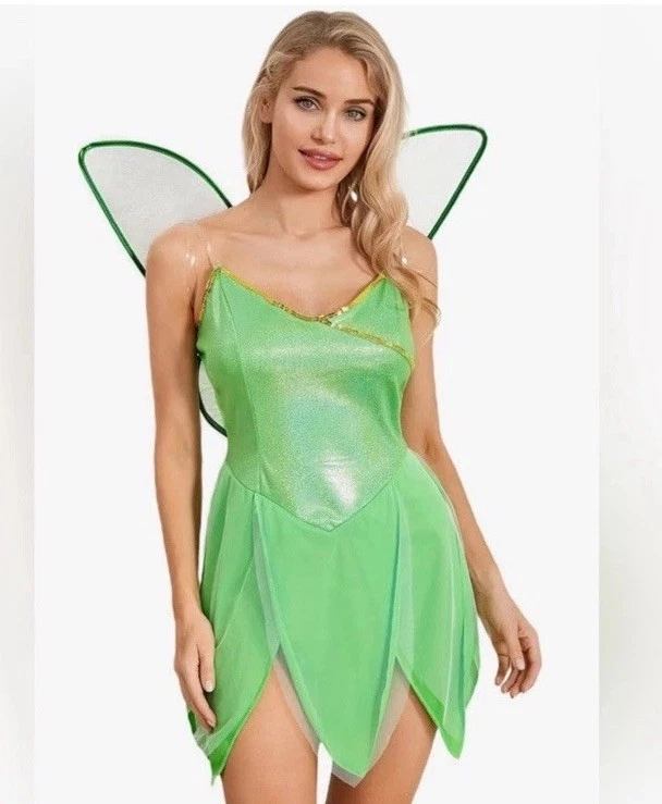 Tinkerbell Green Dress Costumes for Women for sale | eBay Tinkerbell Green Dress Costumes for Women for sale | eBay