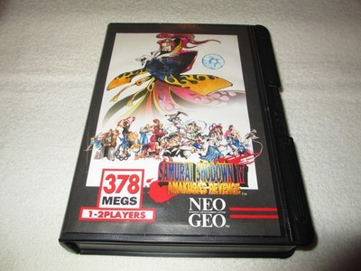 SAMURAI SHODOWN IV AMAKUSA'S REVENGE NEO GEO AES ENGLISH USA VERSION SNK RARE