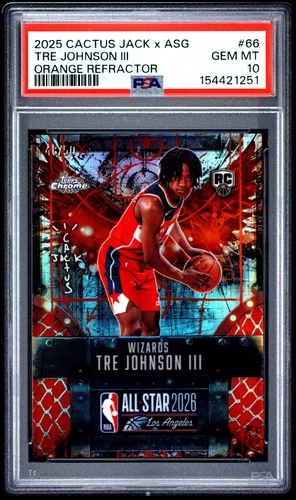 2025 Topps Tre Johnson III Base (PSA 10)