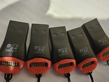 New A Lot Of 5 Card Reader Adapters to USB 2.0 Adapter for Micro SD SDHC SDXC TF