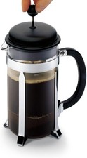BODUM Kenya 8 Cup French Press Coffee Maker, Black, 1.0 L, 34 Oz