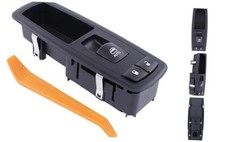 Front Passenger Side Window Switch with Door Lock Switch for Ram 1500 2500