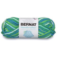 Bernat Handicrafter Cotton Yarn 1.5 Oz Emerald Energy Ombre 100 Cotton