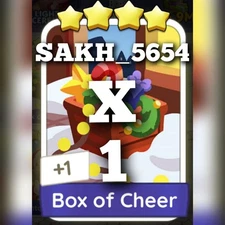 1 x Box Of Cheer ⭐⭐⭐⭐ Set-21 COZY COMFORTS Album Mono_po_ly_go Stickers