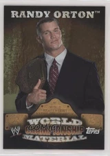 2010 Topps WWE World Championship Material Randy Orton #W10 0xx