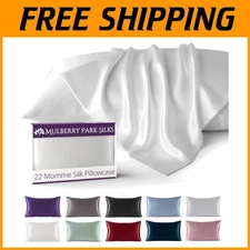 Silk Pillowcase with Envelope Closure - 22 Momme - White