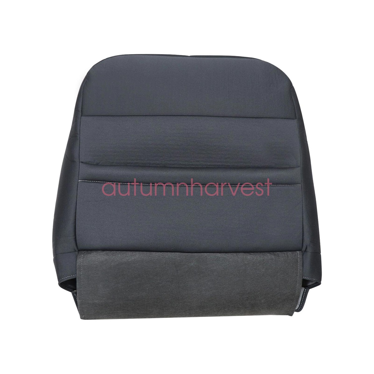 Driver Passenger Bottom-Top Seat Cover Gray Fits 2009-2012 Dodge