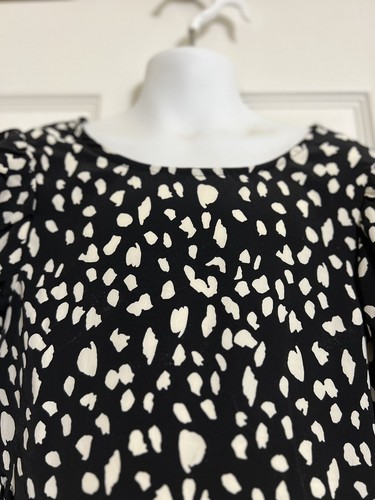Wonder Nation Size XS 4-5 GIRLS Black & White Asymmetrical Girls Dress NEW - Picture 2 of 10