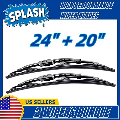 Matched Set of 2 Wipers 24''+20'' For Splash Wiper Blades - 32-240 32-200
