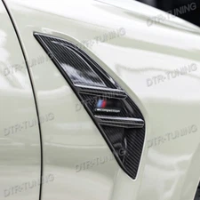 FOR 21-25 BMW G80 M3 CARBON FIBER REPLACEMENT FRONT FENDER SIDE VENT COVER TRIMS