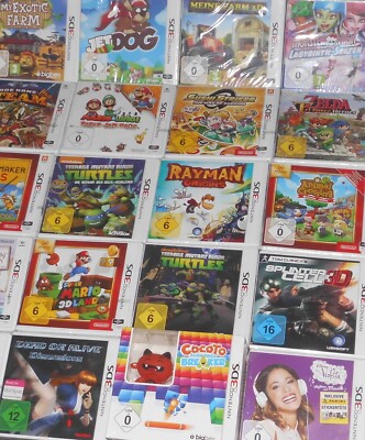 NINTENDO 3DS SPIEL NEU & OVP ZUM AUSSUCHEN EINMAL PORTO # MARIO - TURTLES USW. #