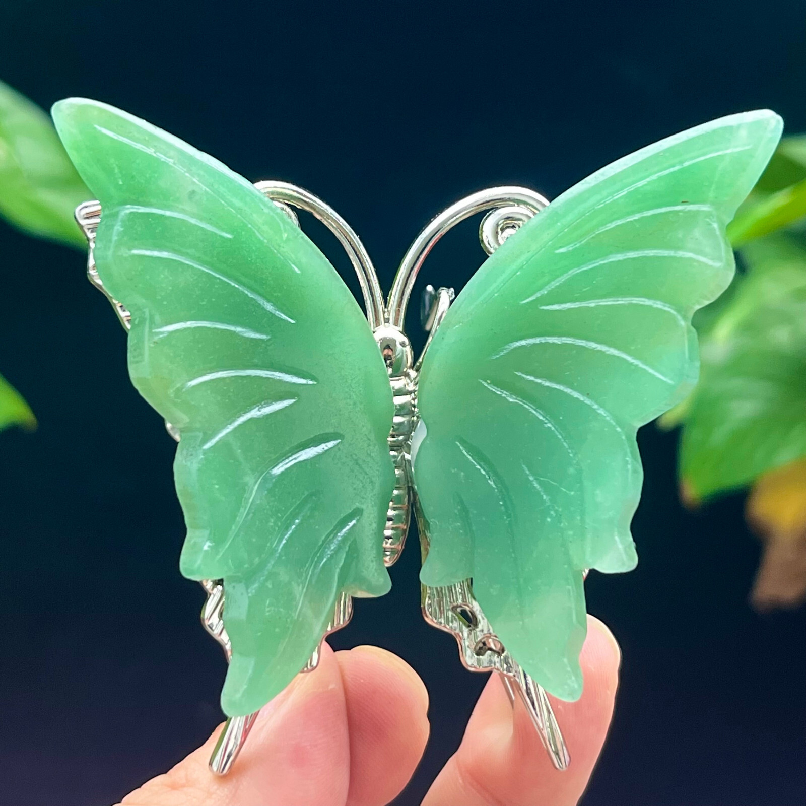 70G Natural Crystal Carving Butterfly Wings Spiritual Crystal Decoration