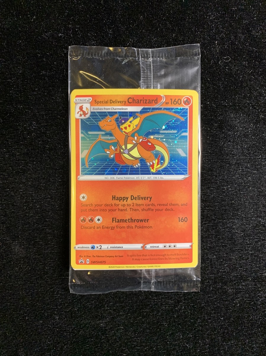 Special Delivery Charizard SWSH075 - Pokemon Center Black Star