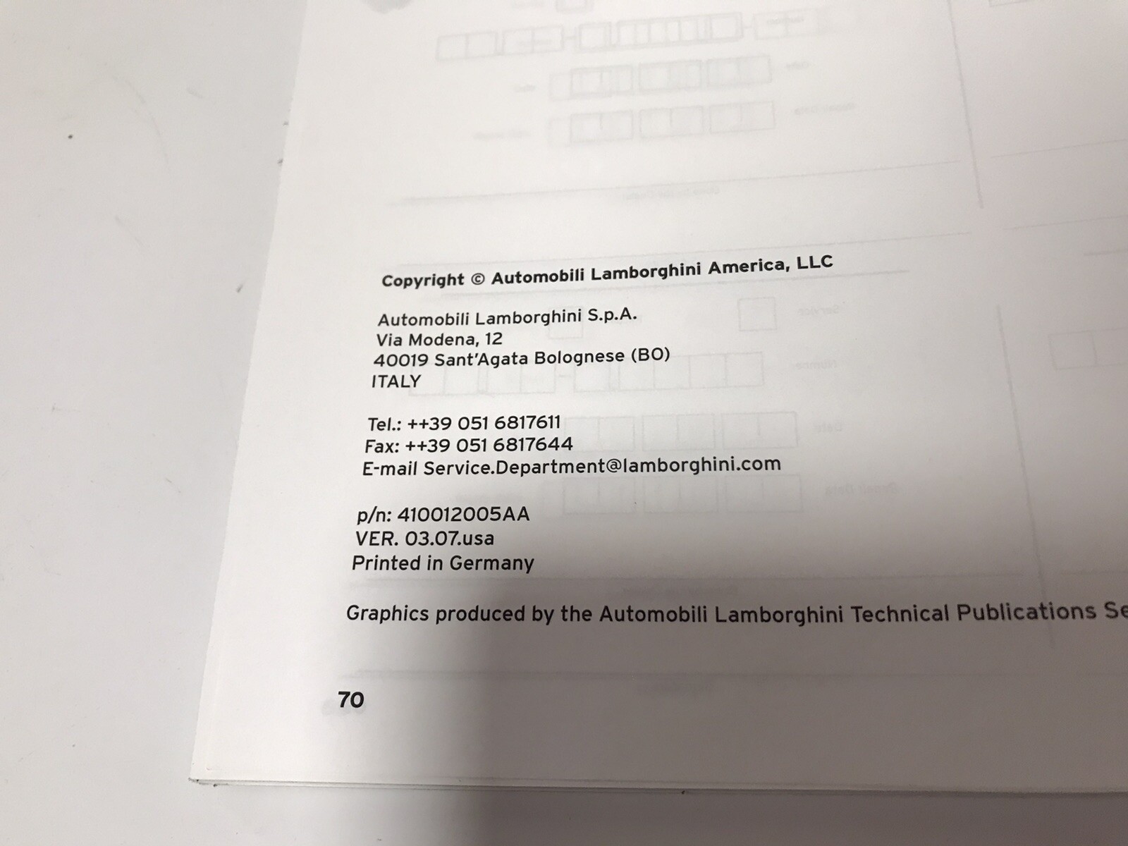 LAMBORGHINI MURCIELAGO OWNERS MANUAL WITH POUCH 2008 OEM 418012003AC 410012005AA
