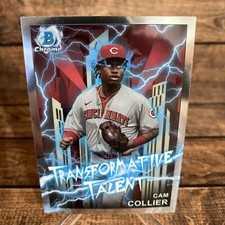 Cam Collier 2023 Bowman Chrome Draft TRANSFORMATIVE TALENT #TT-9 Prospect (Reds)