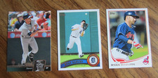 Ryan Raburn Lot of 3 DIFFERENT Trading Cards MLB Baseball Tigers, Indians