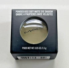 MAC Powder Kiss Soft Matte Eye Shadow Per-Suede Me Pale Khaki NIB