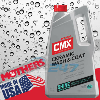 NEU Mothers CMX Auto CERAMIC WASH & COAT SiO2 Hydrophob Glanz Beschichtung Shampoo