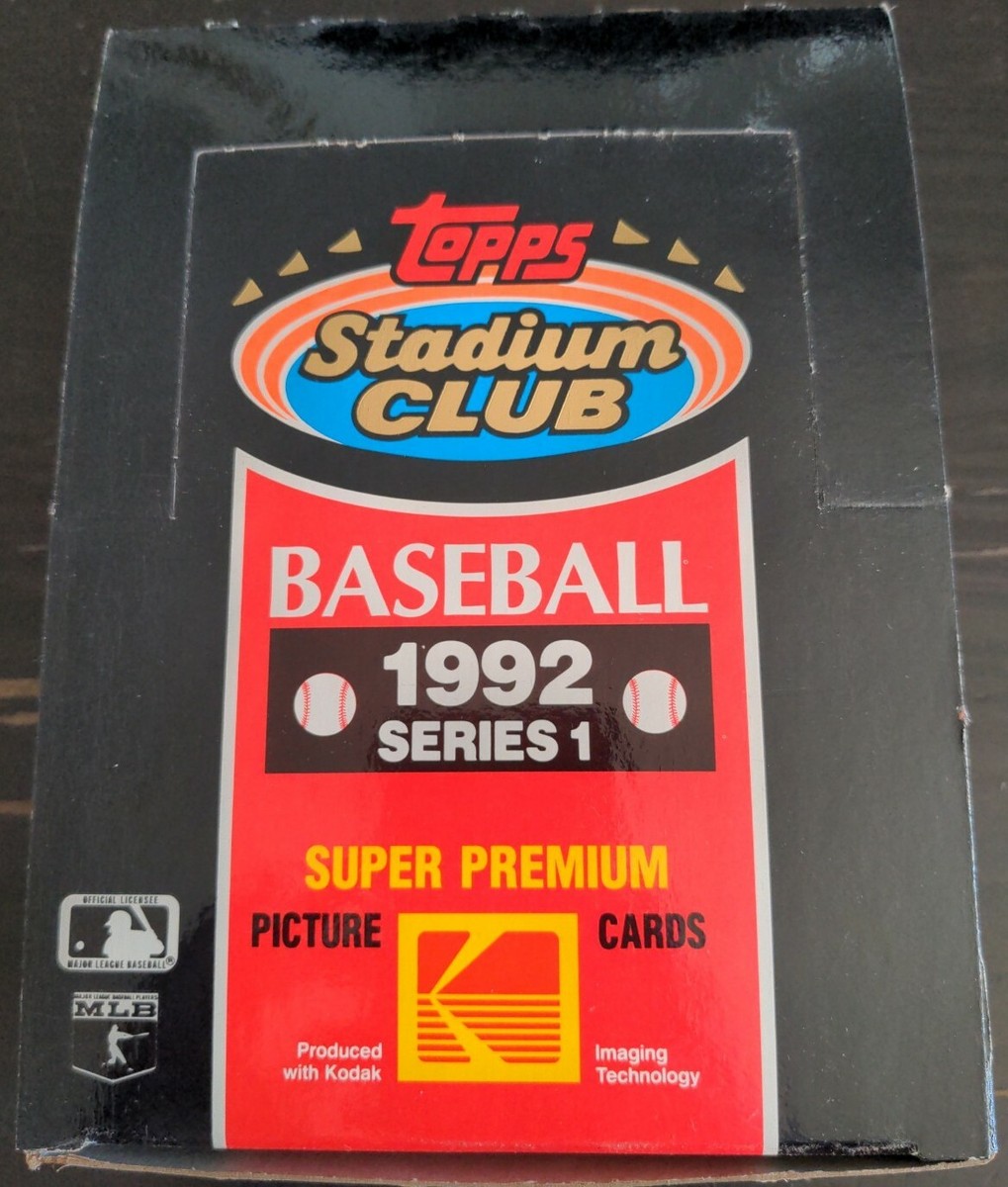 1992 Topps Stadium Club Baseball Series Box - 36 Sealed Packs | eBay