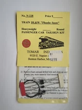 N scale TOMAR INDUSTRIES N-228  DL&W "PHOEBE SNOW"  Passenger Car Tailsign Kit