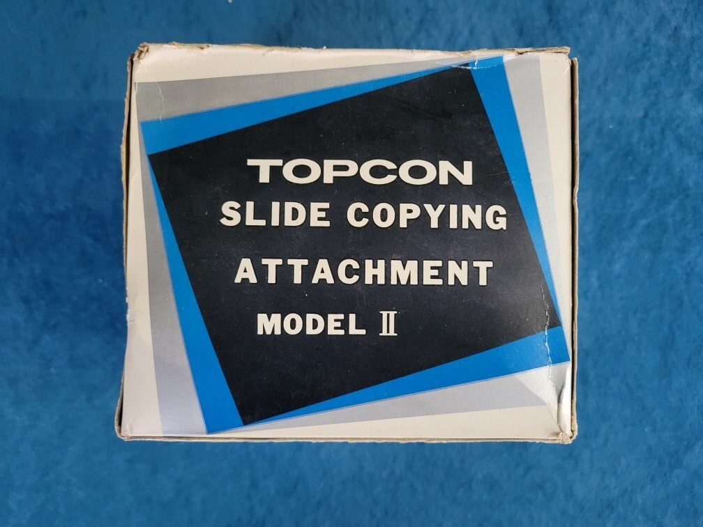 TOPCON SLIDE-COPYING アタッチメント　未使用 TOPCON SLIDE COPYING ATTACHMENT , MODEL II , PRE-OWNED , MADE IN