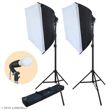 Linco Lincostore Studio Lighting Photography Portrait Softbox Light Kit AM245
