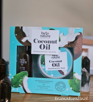 By Nature Coconut Oil Smoothing & Nourishing Set aus Maske & Öl | Original