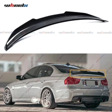 FOR BMW E90 3 SERIES 328I 335I 2006-11 REAR SPOILER TRUNK CARBON FIBER PSM STYLE
