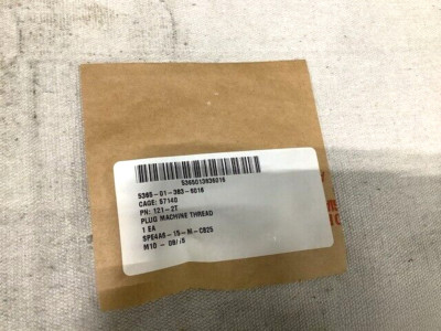 PALLETIZED LOADING SYSTEM 121-2T MACHINE THREAD PLUG 2HP906 5365-01-383-6016