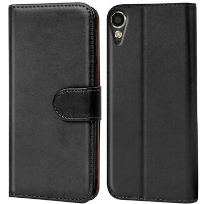 Handyhülle für HTC Desire 10 Lifestyle Hülle Premium PU Leder Flip Schutzhülle