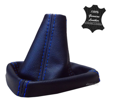 HOLDEN HSV VF VFII LEATHER MANUAL GEAR BOOT COMMODORE SS SV6 - BLUE STITCH