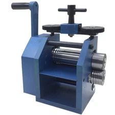 11.42“ Manual Pressing Rolling Mill Machine Jewelry Plate Stick Making Tool New
