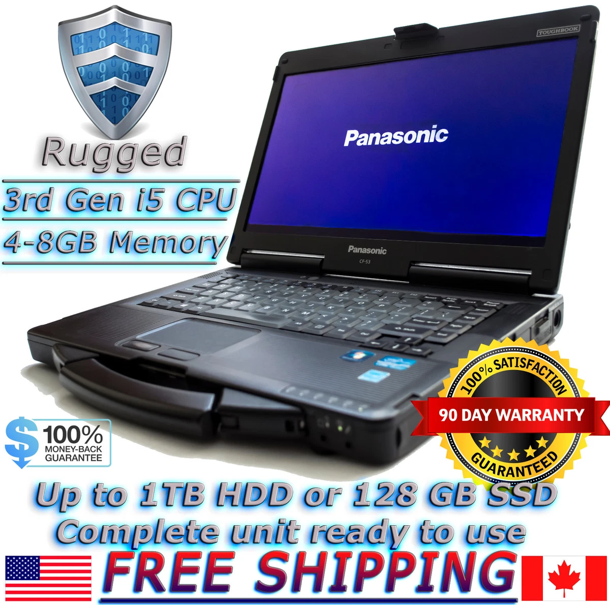 Ordinateurs portables Panasonic Toughbook | Revendeur de