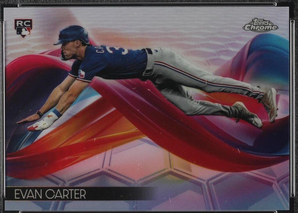 2024 Topps Chrome - Helix Evan Carter #HX-13 (RC) PSA 10