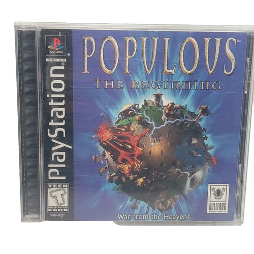 Populous: The Beginning – Sony PS1 – Jeu Seul – État Correct – Compatible PS2/PS3