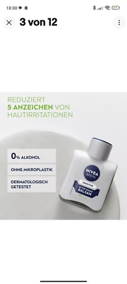 NIVEA MEN Sensitive After Shave Balsam (100 ml), beruhigendes After Shave