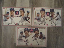 3 -1984  Braves  Pizza  Hut  Place  Mats (DALE MURPHY/CHRIS CHAMBLISS/BOB HORNER