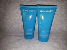 My Ocean Club Med Women Body lotion x2  by coty 1.85 oz each  rare
