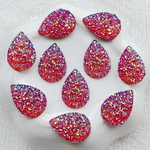 11.5*17mm 100pcs resin loose crystals beads Jewelry Making Natural ore Style-A77 - Picture 14 of 28