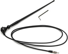 - Marine Black AM-FM Rubber Ducky 15 Inch Antenna Kit - for ATV, Boat, Camper, G