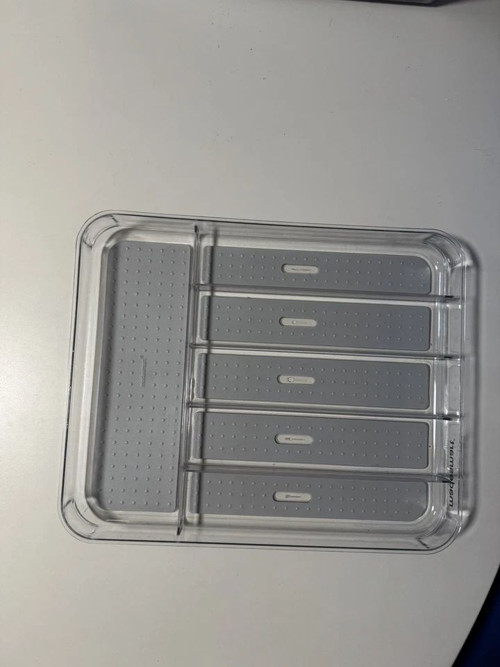 Organizador de cajones de cocina clásico de 6 compartimentos Madesmart 15,5 x 13 x 2 pulgadas Foto 3 de 4