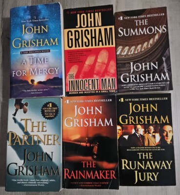 Graham Spring Books Lot of 6 John Grisham Books. Mass Market Paperbacks | eBay